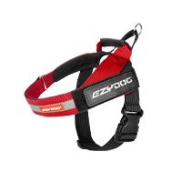 EzyDog Red Waterproof Dog Harness - Quick-Drying, Adjustable & Durable for UK Walks