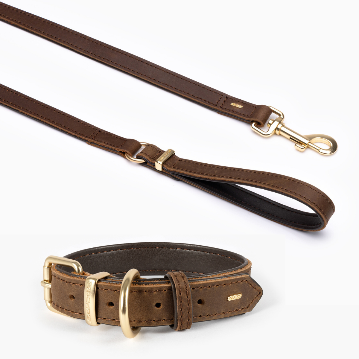 Brown Leather Gift Set