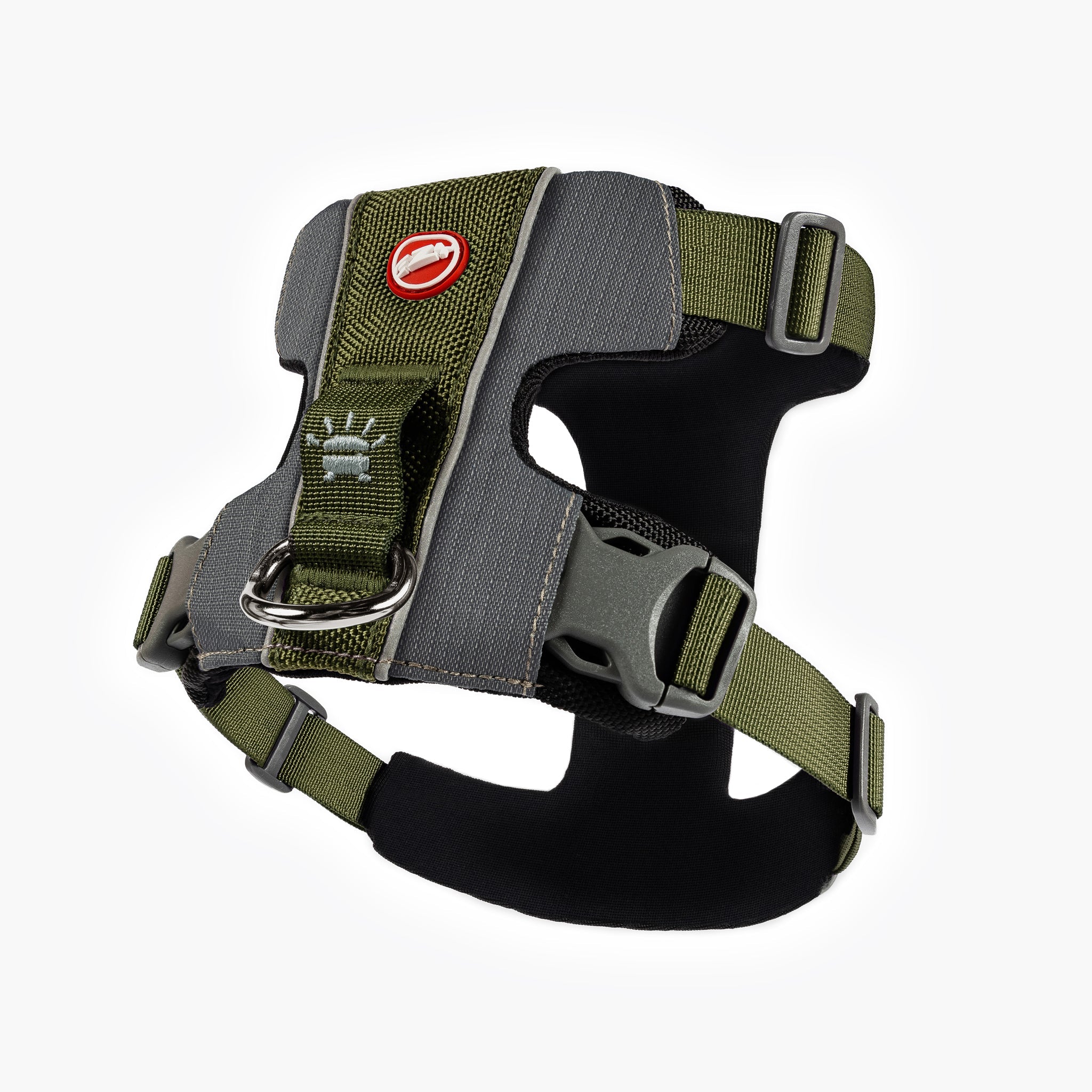 X-Link Harness in Khaki - Back angle view