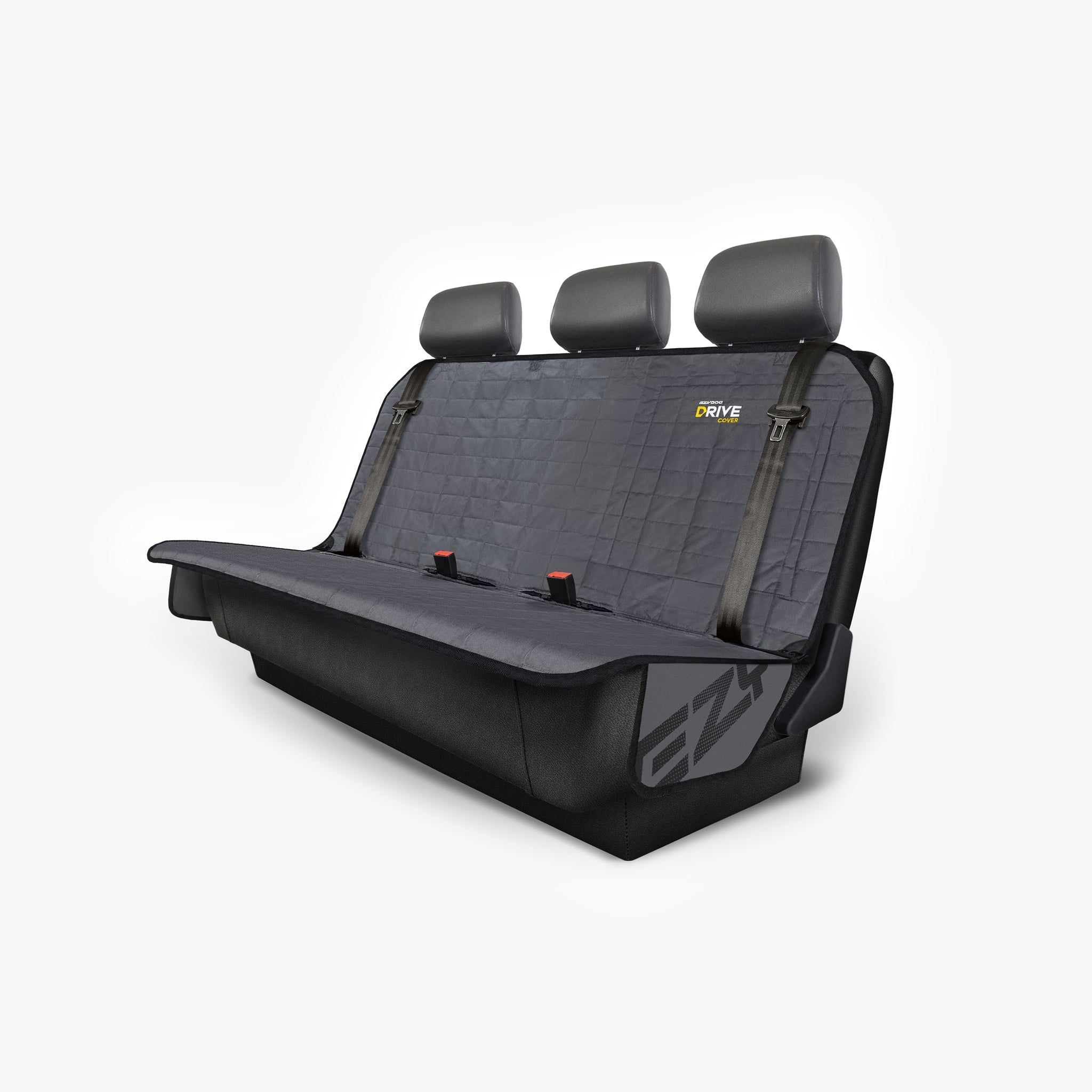 The picture featuring Drive Hammock is a versatile and protective dog car seat cover, designed to safeguard your car's backseat. 