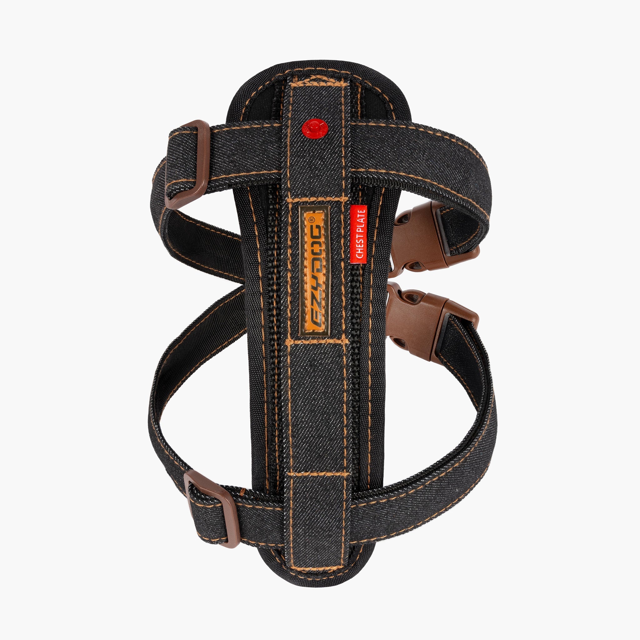 Chest Plate Dog Harness - Denim