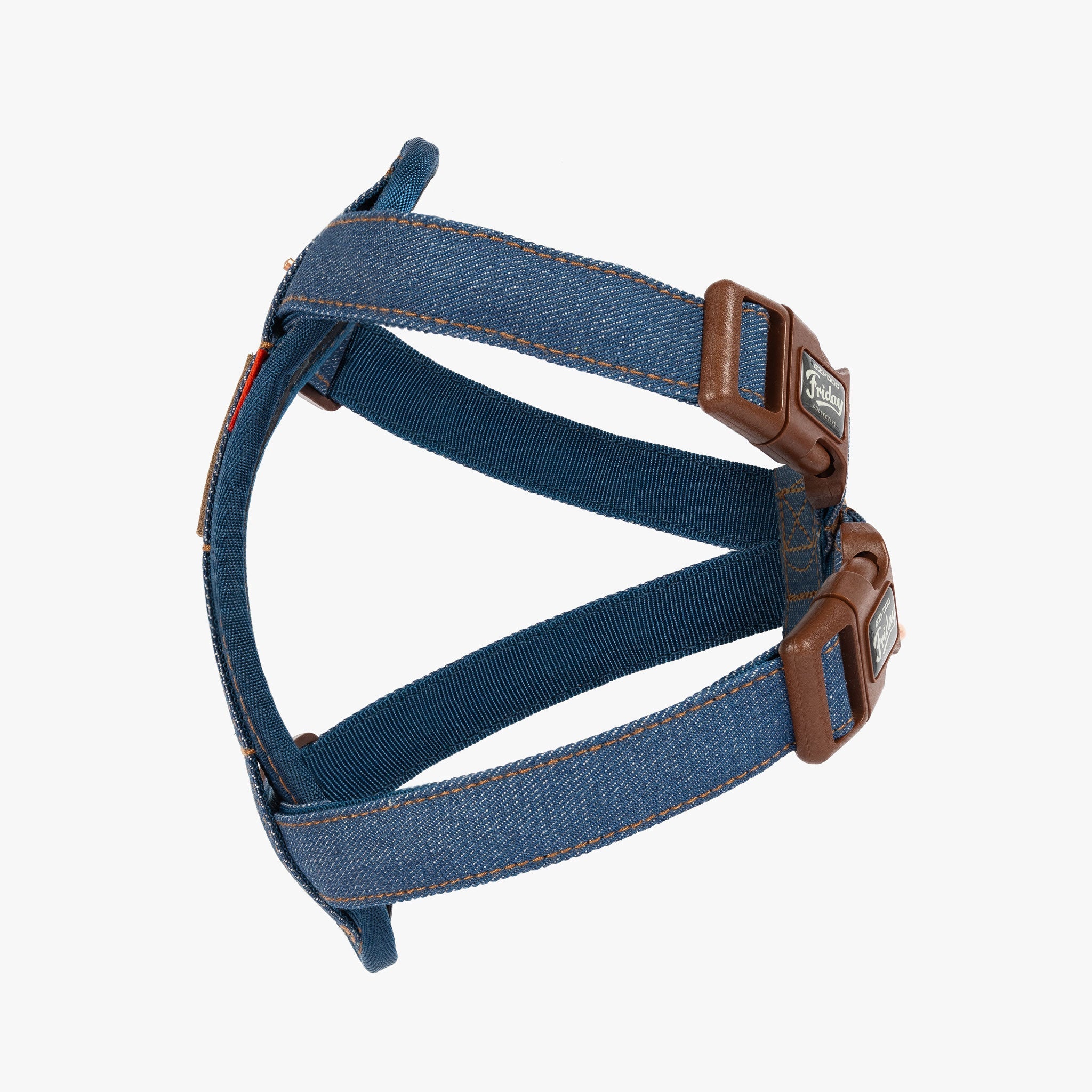 Chest Plate Dog Harness - Denim